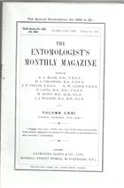Entomologist's Monthly Magazine Vol. 71 (1935)