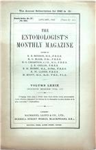Entomologist's Monthly Magazine Vol. 79 (1943)