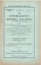 Entomologist's Monthly Magazine Vol. 85 (1949)