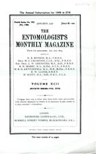 Entomologist's Monthly Magazine Vol. 92 (1956)