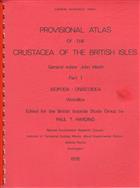 Provisional Atlas of the Crustacea of the British Isles: Part 1 Isopoda: Oniscoidea Woodlice