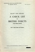 A Check List of British Insects Part 5: Diptera and Siphonaptera (Handbooks for the Identification of British Insects 11/5)