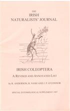 Irish Coleoptera: A Revised and Annotated List
