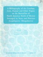 A Bibliography on the Catalogs, Lists, Faunal and Other Papers on the Butterflies of North America North of Mexico arranged by State and Province (Lepidoptera: Rhopalocera)