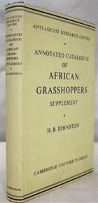 Annotated Catalogue of African Grasshoppers: Supplement