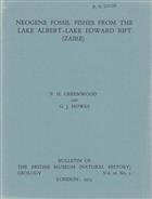 Neogene Fossil Fishes from the Lake Albert - Lake Edward Rift (Zaire)