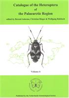 Catalogue of the Heteroptera of the Palaearctic Region 6: Supplement