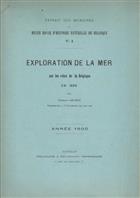 Exploration de la mer sur les cotes de la Belgique en 1899