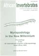 Myriapodology in the New Millennium African Invertebrates Vol. 44(1)