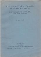 Results of the Archbold Expeditions. No. 65. The Rodents of Australia and New Guinea