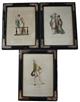 Practical Illustrations of Rhetorical Gesture and Action; Adapted to the English Drama [Three framed handcoloured prints]