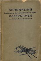 Erklärung der wissenschaftlichen Käfernamen aus Reitter's 'Fauna Germanica'