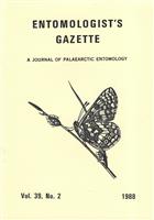 Entomologist's Gazette. Vol. 39, Part 2 (1988)