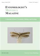 Entomologist's Monthly Magazine Vol. 158 (2022)