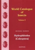 Hydrophiloidea (Coleoptera) (World Catalogue of Insects 2)