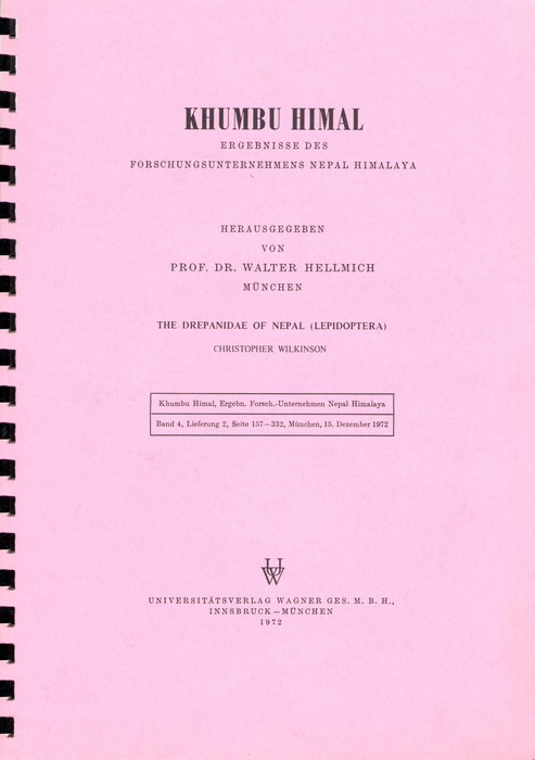 Wilkinson, C. - The Drepanidae of Nepal (Lepidoptera)