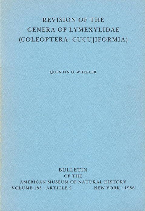 Wheeler, Q.D. - Revision of the Genera of Lymexylidae (Coleoptera: Cucujiformia)