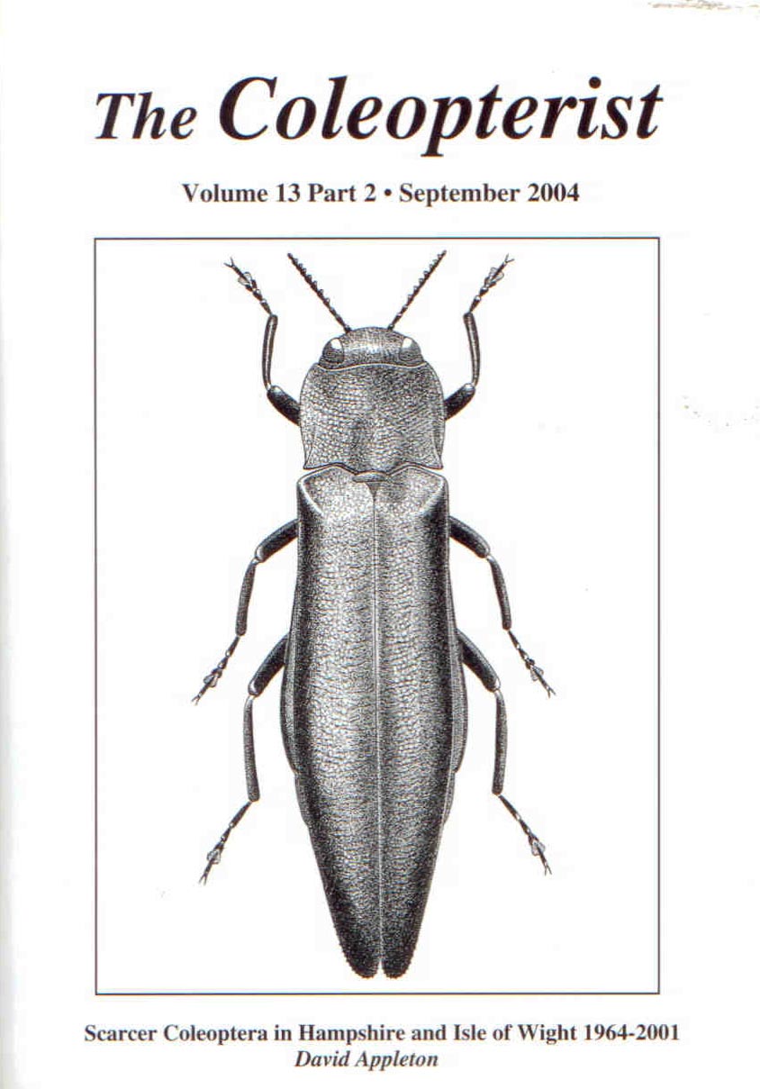 Appleton, D. - Scarcer Coleoptera in Hampshire and the Isle of Wight