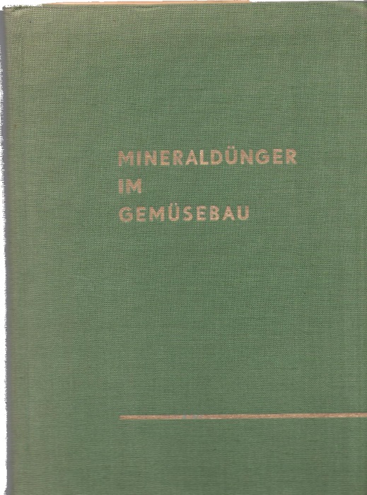  - Mineraldunger im Gemusebau