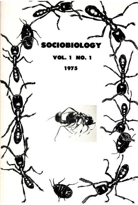  - Sociobiology. Vol. 1, No. 1. 1975