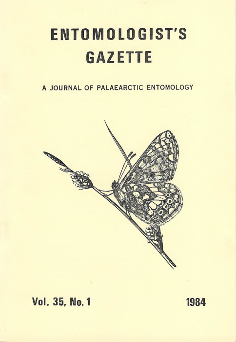  - Entomologist's Gazette. Vol. 35 (1984)