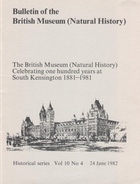Harvey, A.P. - The British Museum (Natural History) Celebrating one hundred years at South Kensington 1881-1981
