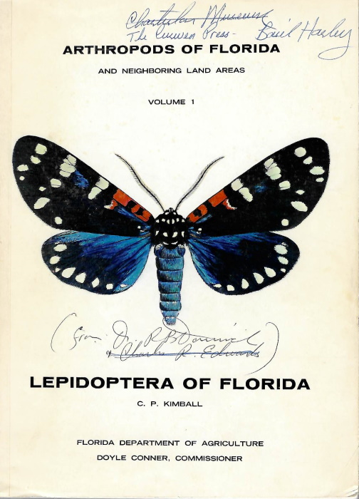 Kimball, C.P. - The Lepidoptera of Florida: An Annotated Checklist