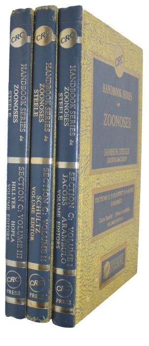 Steele, J.H.; Jacobs, L.; Arambulo, P.(Eds) - CRC Handbook Series in Zoonoses. Section C: Parastic Zoonoses. Vol. I-III