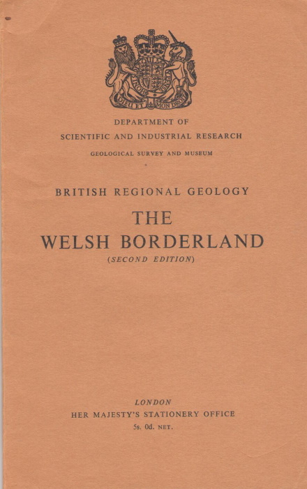 Pocock, R.W.; Whitehead, T.H. - British Regional Geology: The Welsh Borderland