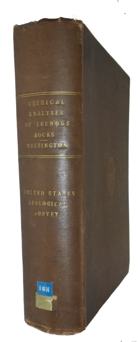Washington, H.S. - Chemical Analyses of Igneous Rocks