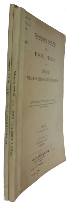 Woodward, A.S. - The Fossil Fishes of the English Wealden and Purbeck Formations: Parts II-III