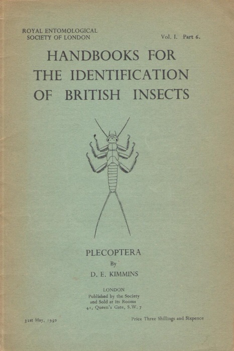 Kimmins, D.E. - Plecoptera  (Handbooks for the Identification of British Insects 1/6)