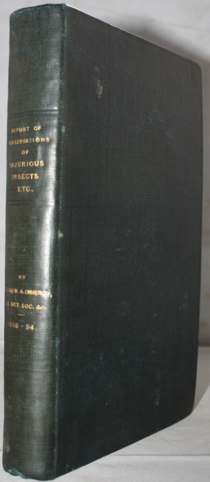 Ormerod, Eleanor Anne - Report of Observations of Injurious Insects and Common Farm Pests during the Year 1892-1894, with Methods of Prevention and Remedy: 16th-18th Report