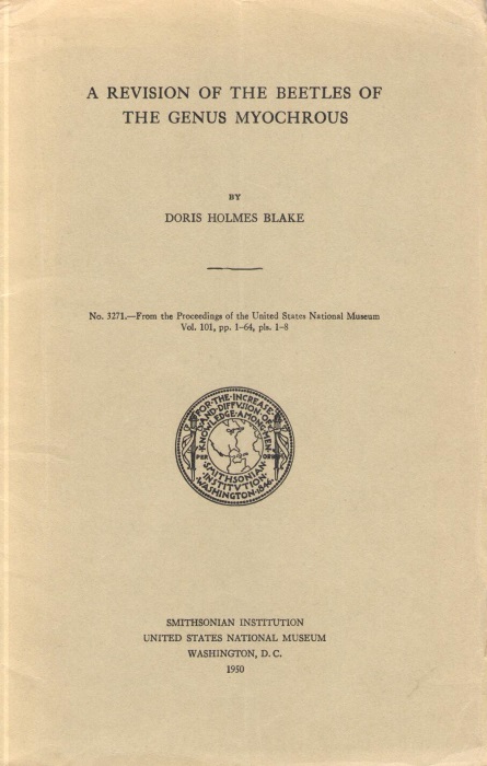 Blake, D.H. - A Revision of the Beetles of the Genus Myochrous