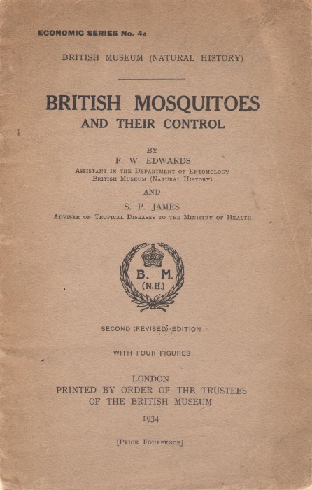 Edwards, F.W.; James, S.P. - British Mosquitoes and their Control