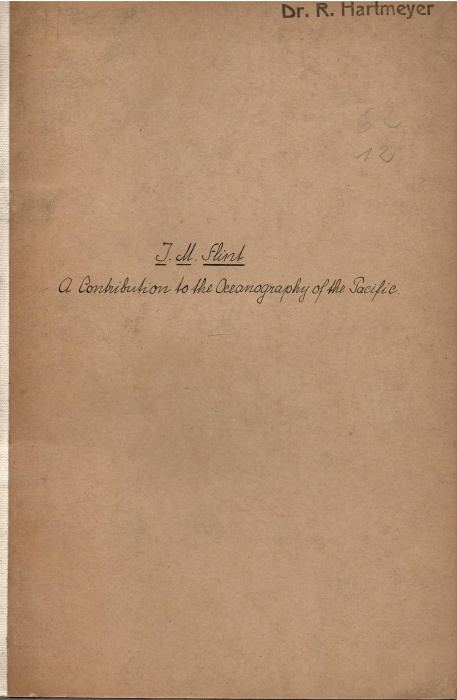 Flint, J.M. - A Contribution to the Oceanography of the Pacific