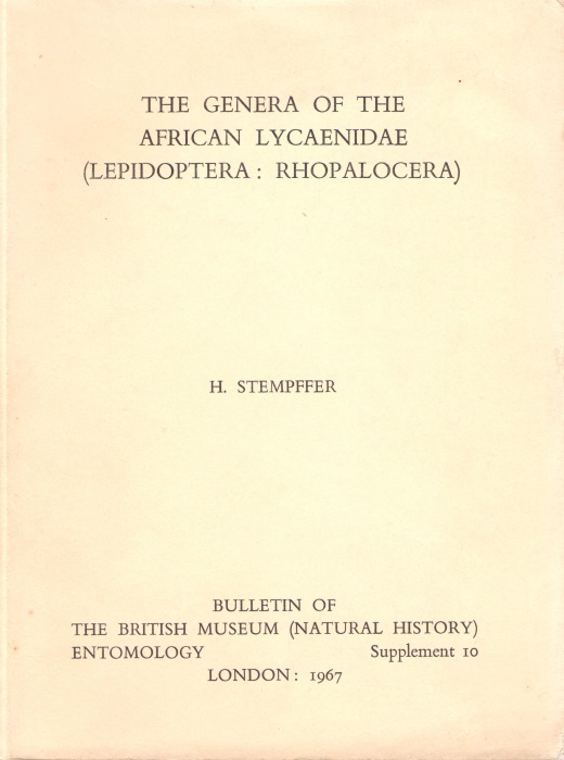Stempffer, H. - The Genera of the African Lycaenidae (Lepidoptera: Rhopalocera)