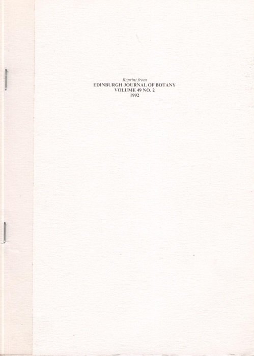 Yeo, P.F. - A revision of Geranium L. in south-west China