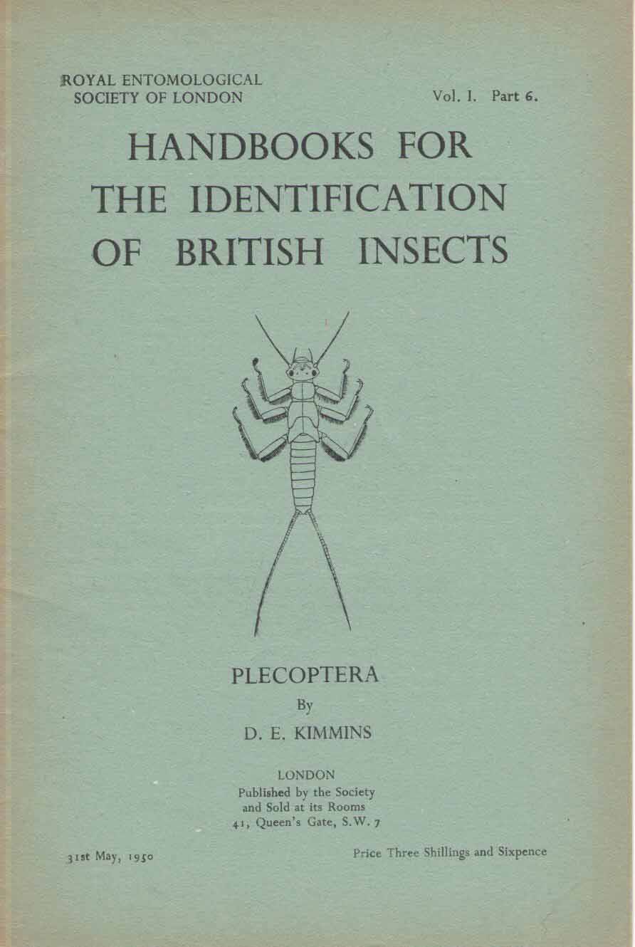 Kimmins, D.E. - Plecoptera  (Handbooks for the Identification of British Insects 1/6)