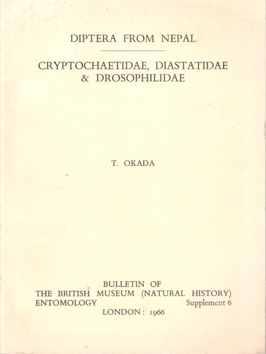 Okada, T. - Diptera from Nepal Cryptochaetidae, Diastatidae & Drosophilidae