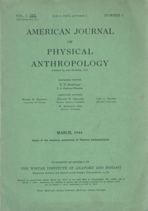 Schultz, A.H. - Age Changes and Variability in Gibbons: A Morphological Study on a Population Sample of a Man-like Ape