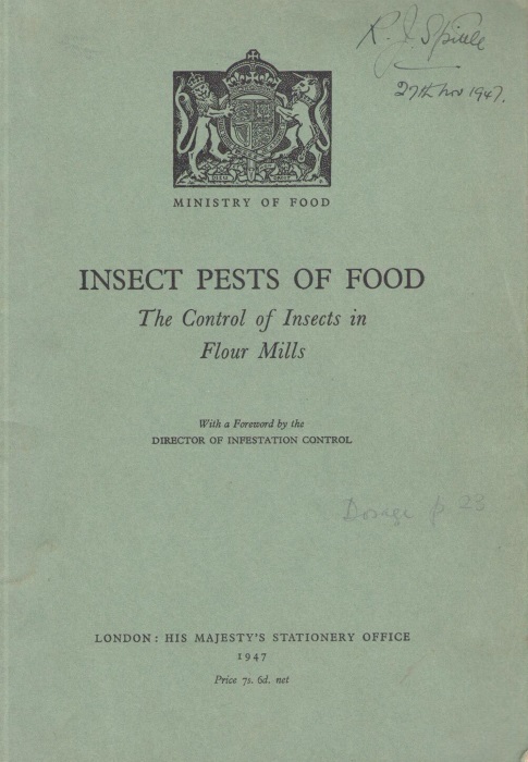 Freeman, J.A.; Turtle, E.E. - Insecxt Pests of Food:The Control of Insects in Flour Mills
