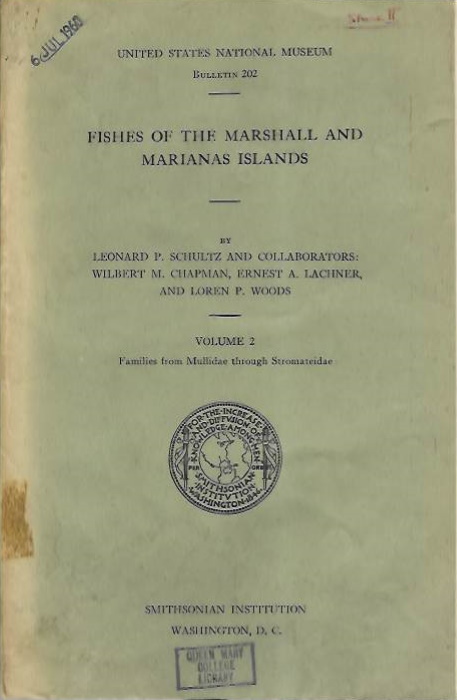Schultz, L.P. et al - Fishes of the Marshall and Marianas Islands Vol. 2