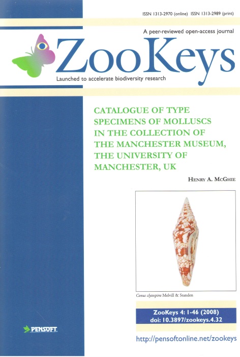 McGhie, H. - Catalogue of type specimens of molluscs in the collection of the Manchester Museum