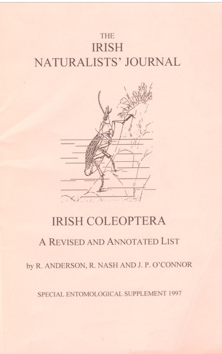 Anderson, R.; Nash, R.; O'Connor, J.P. - Irish Coleoptera: A Revised and Annotated List
