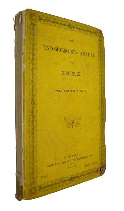 Stainton, H.T. - The Entomologist's Annual for 1860