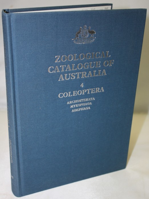 Lawrence, J.F.; Weir, T.A.; Pyke, J.E.; Moore, B.P. - Zoological Catalogue of Australia 4: Coleoptera: Archostemata, Myxophaga and Adephaga