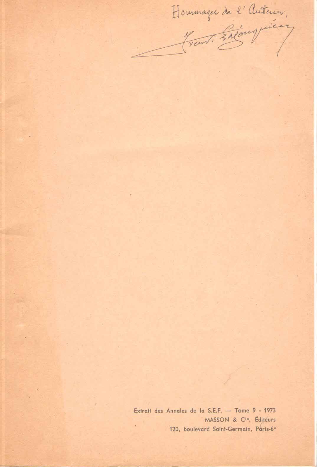 Lajonquiere, Y. de - Genres Dendrolimus, Germar, Hoenimnema, n.gen., Cyclophragma Turner 10e Contribution  l'tude des Lasiocampides