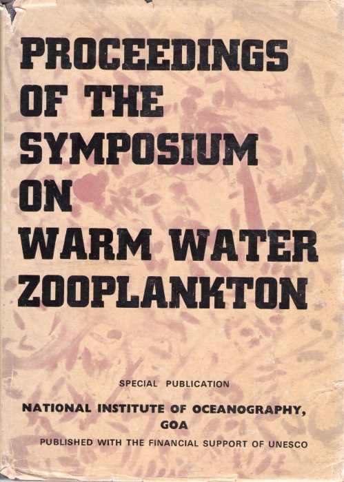  - Proceedings of the Symposium on Warm Water Plankton