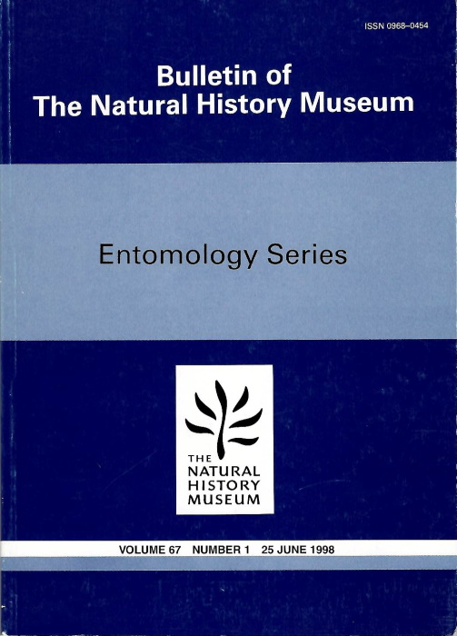 Williams, D.J. (1) / Bolton, B. (2) / Williams, P.H. (3) - 1. Mealybugs of the genera Eumyrmococcus Silvestri and Xenococcus Silvestri associated with the ant genus Acropyga Roger and a review of the subfamily Rhizoecinae (Hemiptera, Coccoidea, Pseudococcidae) (D.J. Williams); 2. Monophyly of the dacetonine tribe